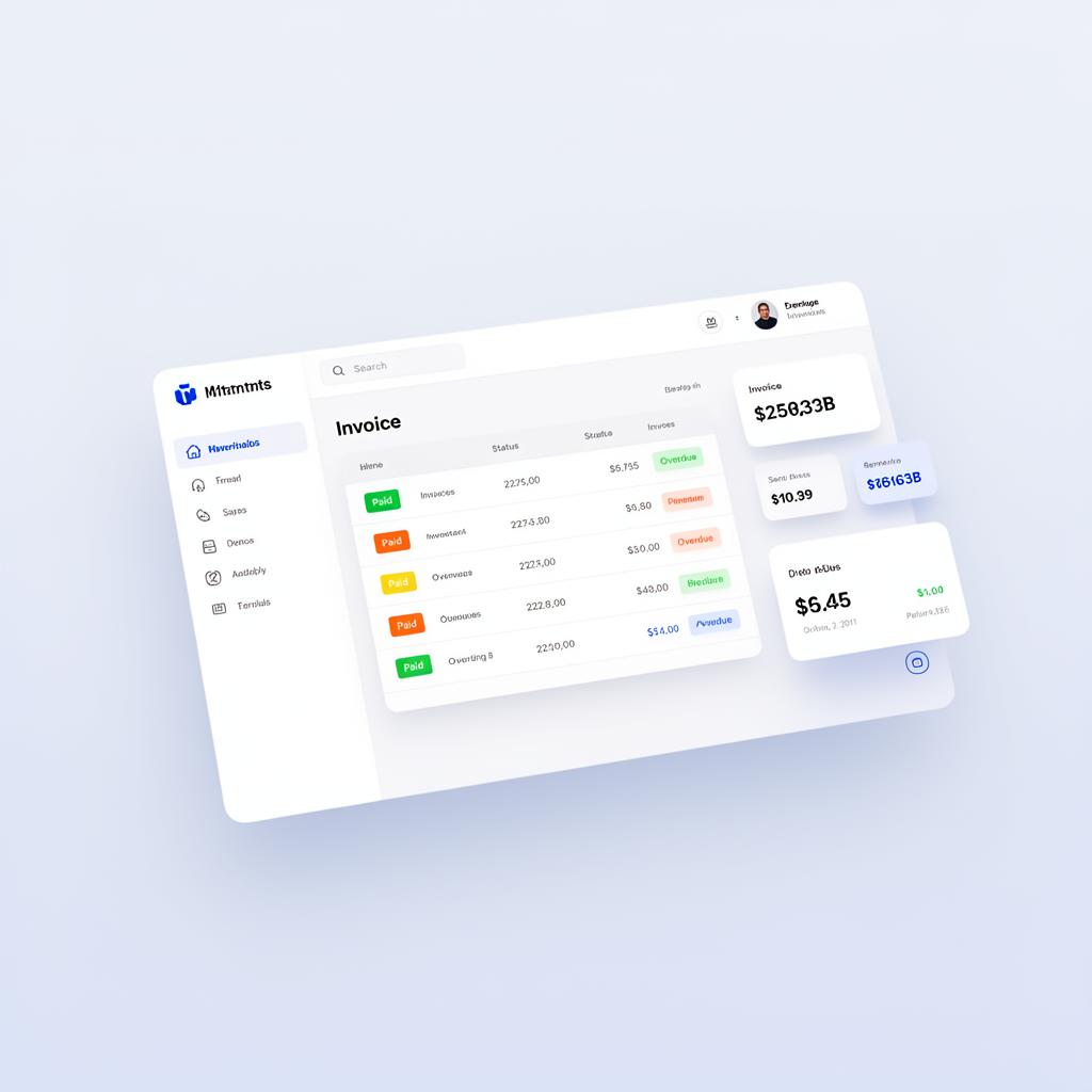Invoice dashboard